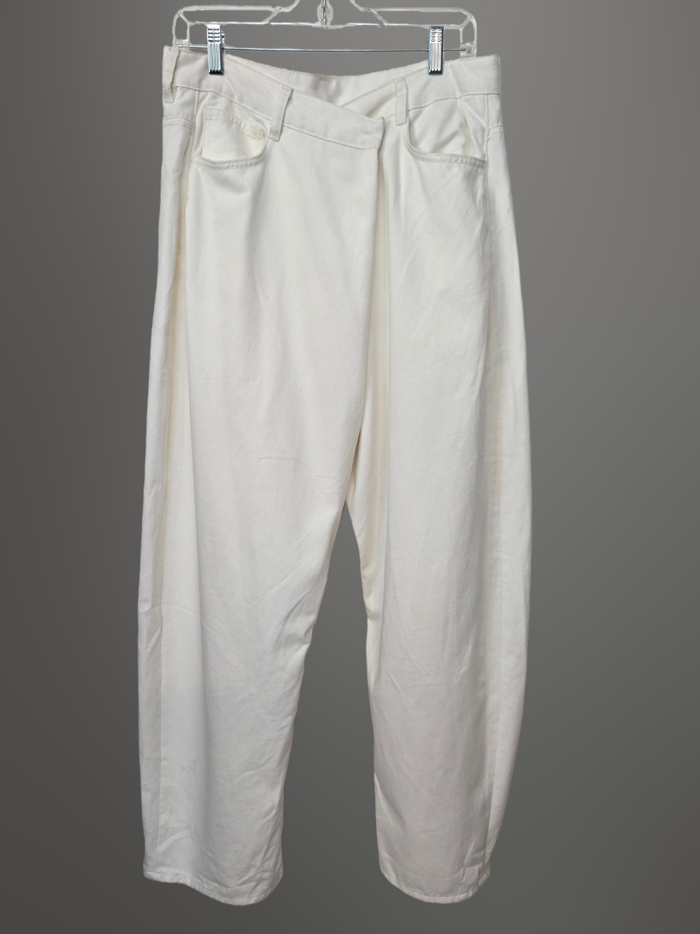 Zara Cream Boyfriend Jeans
